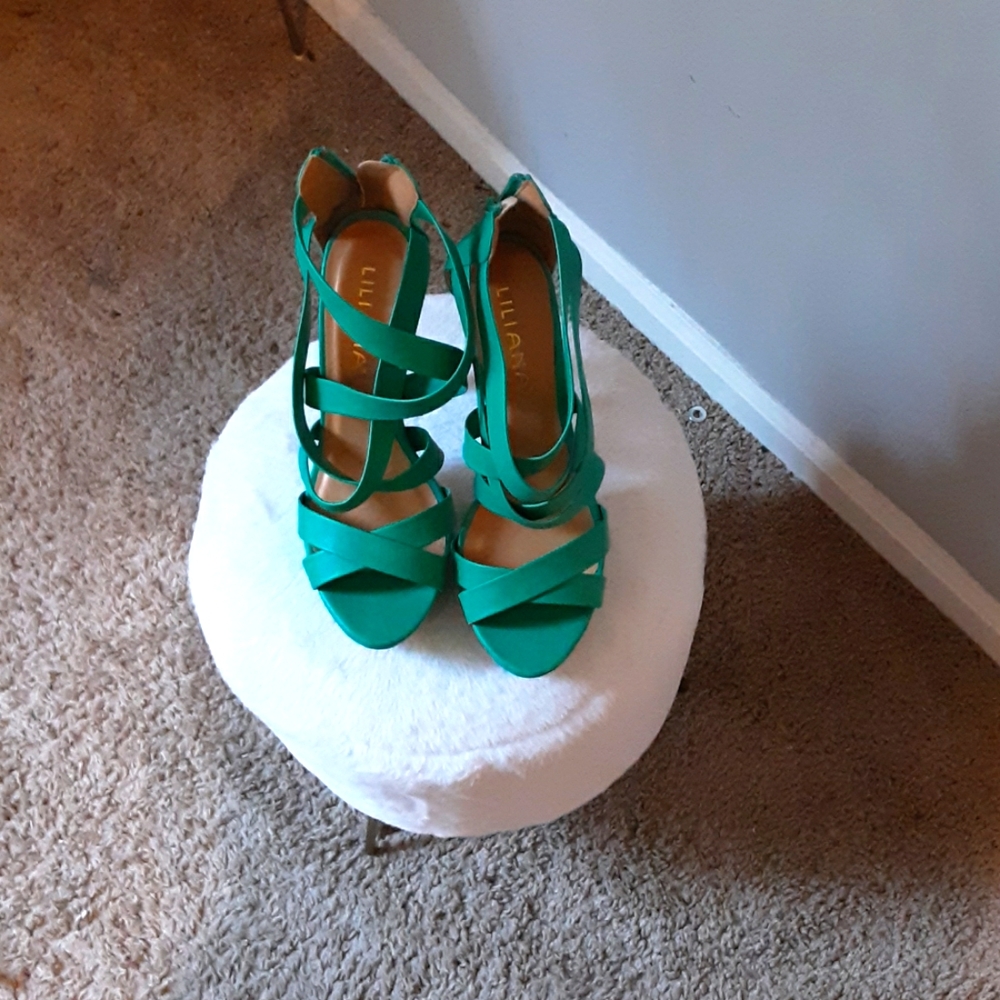 Strappy heels